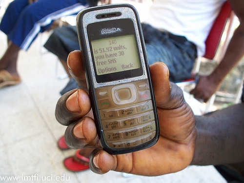 USSD on a featurephone