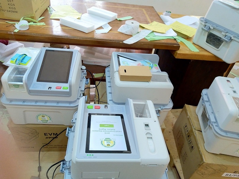 Inside Nigeria's first ever electronic voting exercise in Kaduna State 2 Electronic Voting Machine 2