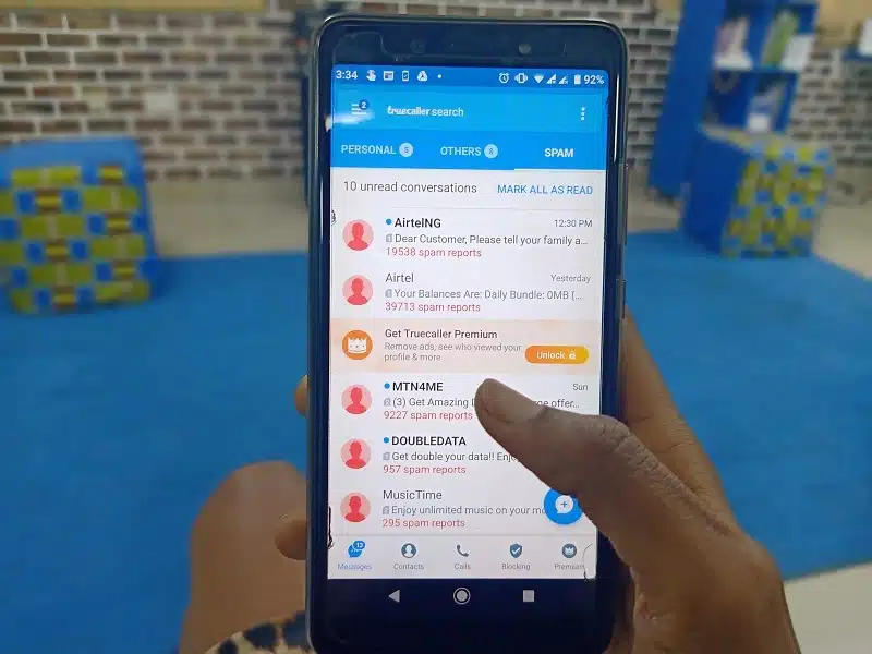 Truecaller Spam