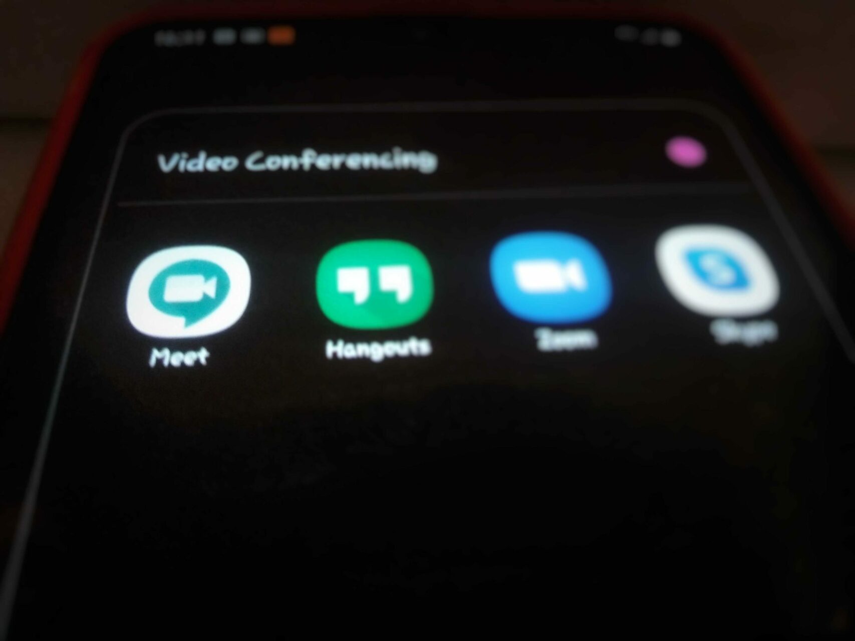 Google Meet, Zoom, Skype