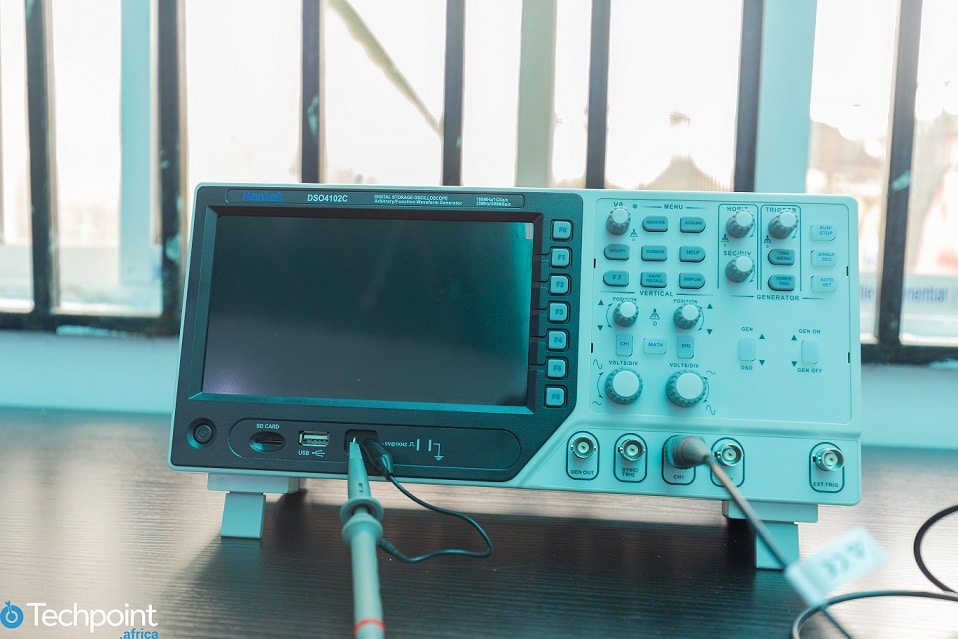 The Lagos state government is on a mission to convert recreational parks into makeshift innovation centres 6 An oscilloscope