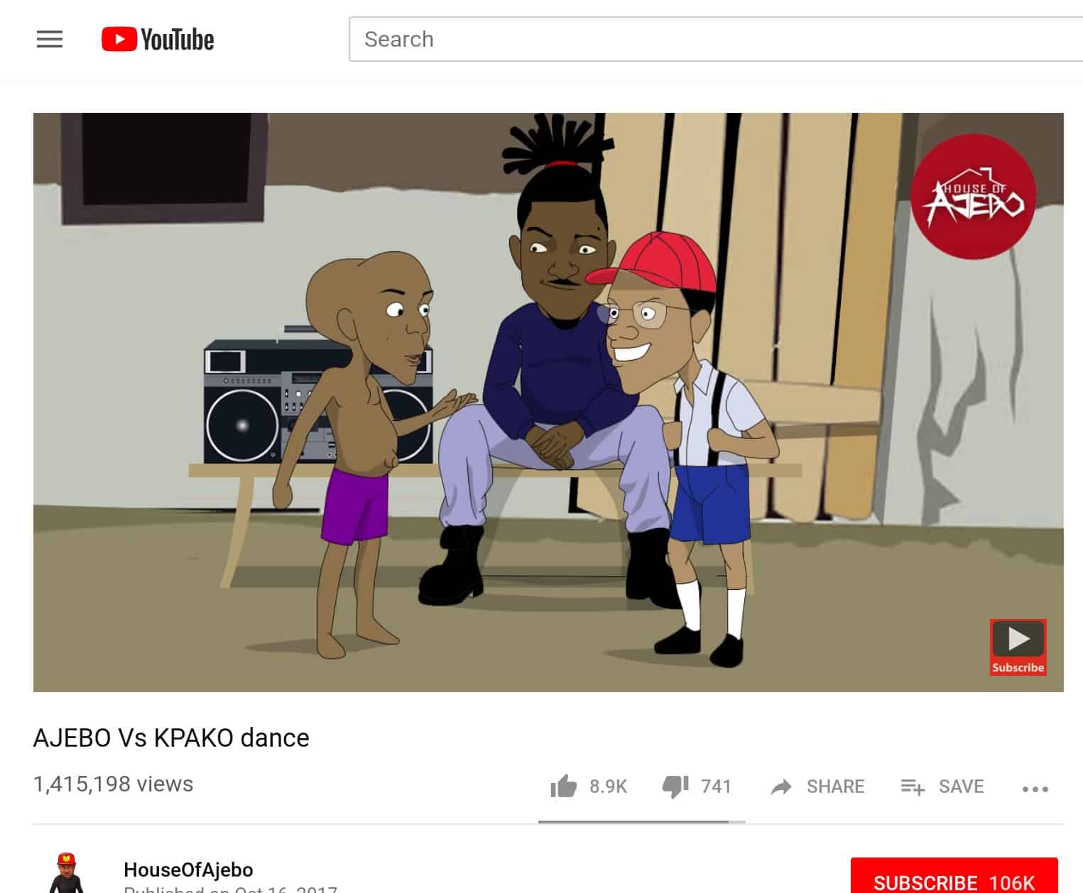 How Ajebo created a niche for himself in the Nigerian comedy industry using animation 2 House of Ajebo