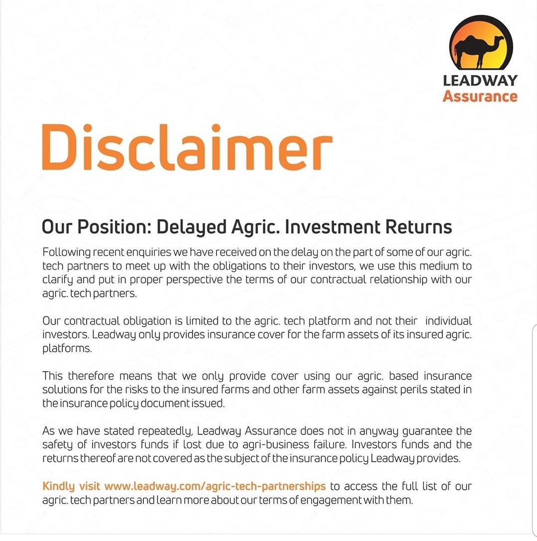 Why agro-crowdfunding platform, Thrive Agric is defaulting on payments despite insured operations 1 IMG 20201007 WA0005