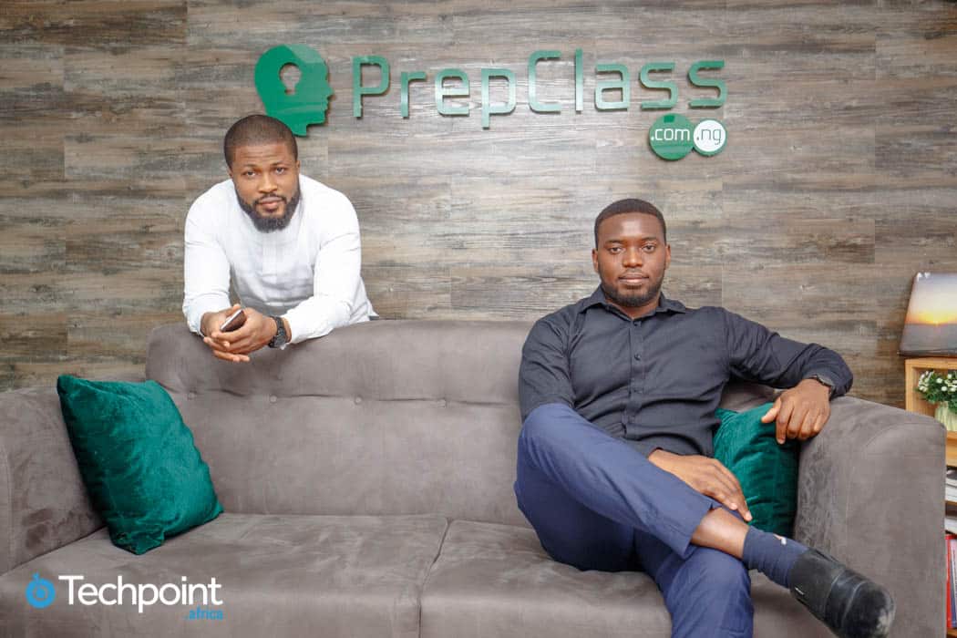 Simplicity meets elegance: A tour of PrepClass' headquarters in Lagos 1 PrepClass cofounders: Olumide Ogunlana (left) and Chukwuwezam Obanor (right).