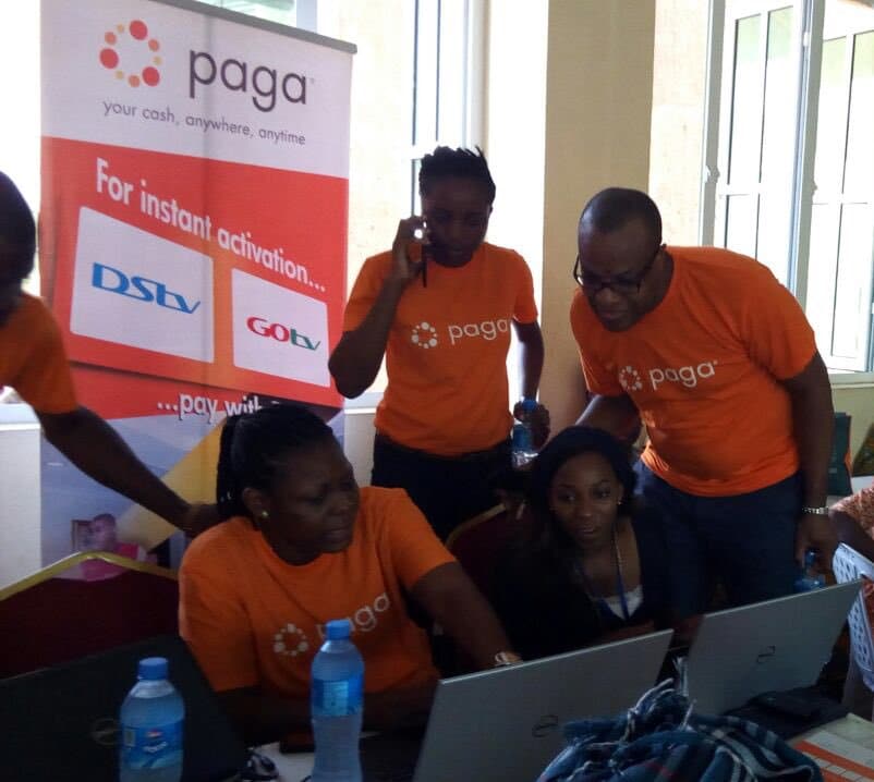 Why Paga's technology is built and managed in Ethiopia 1 Jay Alabraba, Pagatech CEO and his team