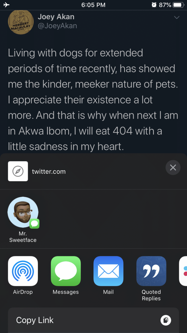 Quoted Replies