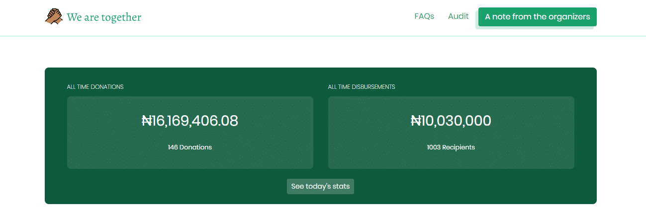 Nigerian techpreneurs' COVID-19 relief crowdfund has disbursed more than ₦10 million so far 1 Screenshot 57
