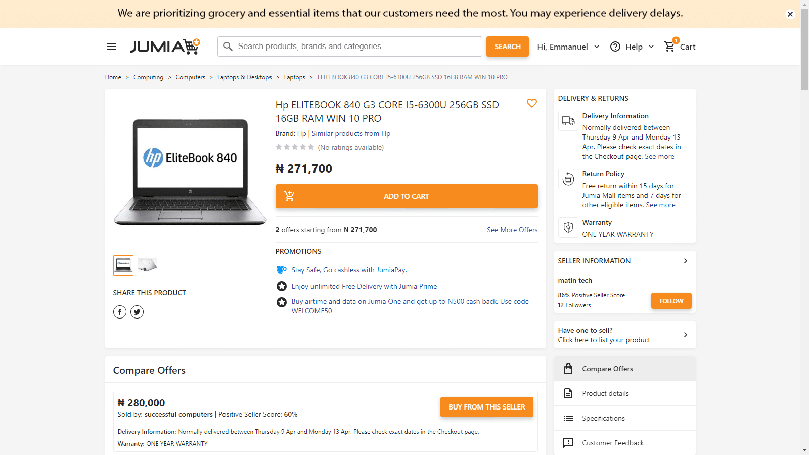 Fact check: Sealed Jumia warehouse reopened, deliveries still ongoing 2 Jumia warehouse