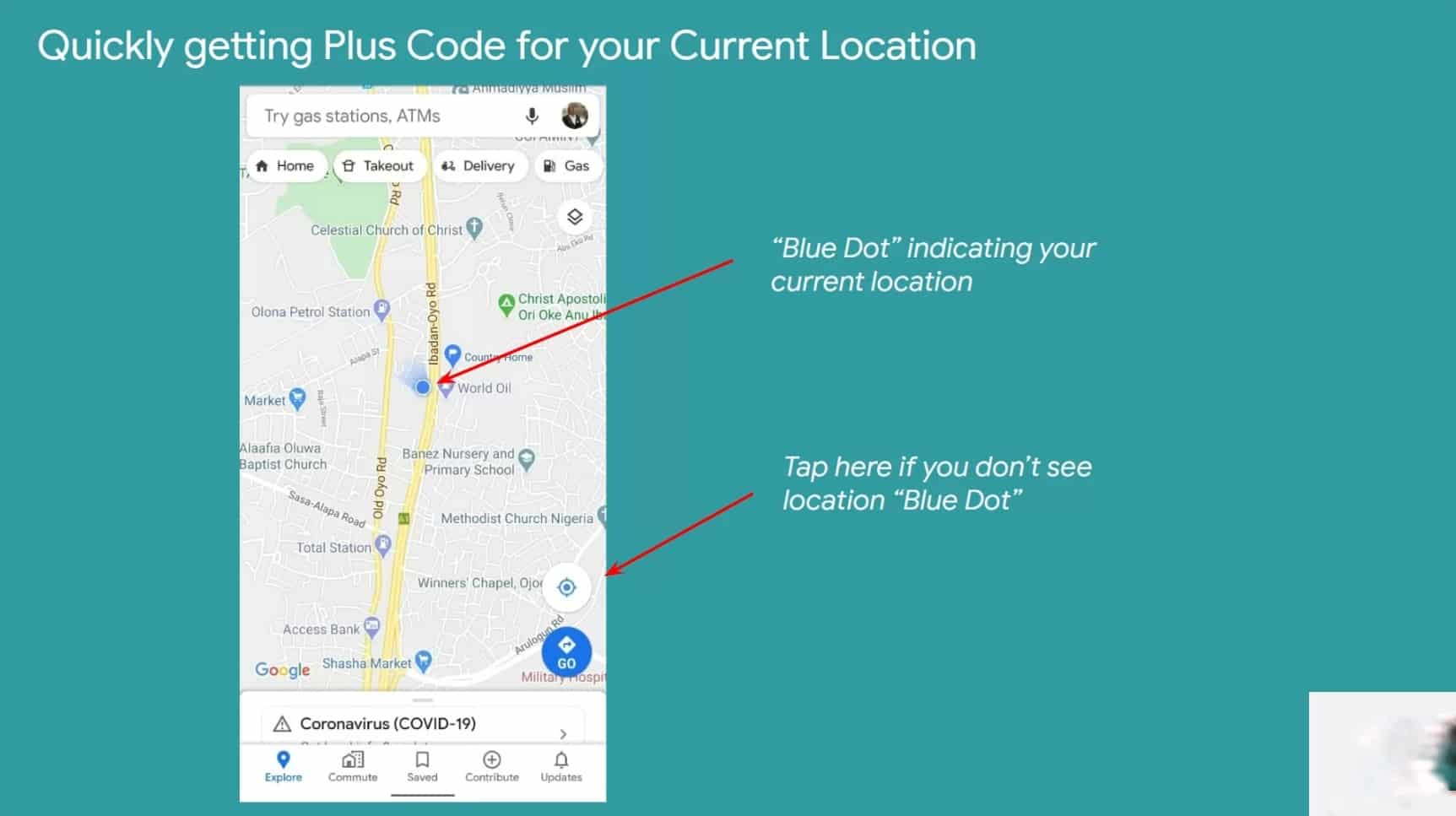 Google is creating 'Plus Codes' to track locations any where in Nigeria 2 Screenshot 20200529 124210 Meet 01