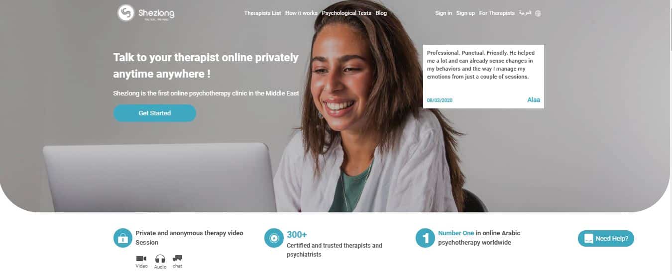 Egyptian healthtech startup, Shezlong, is offering Africans and the world on-demand mental healthcare services 4 Shezlong Website