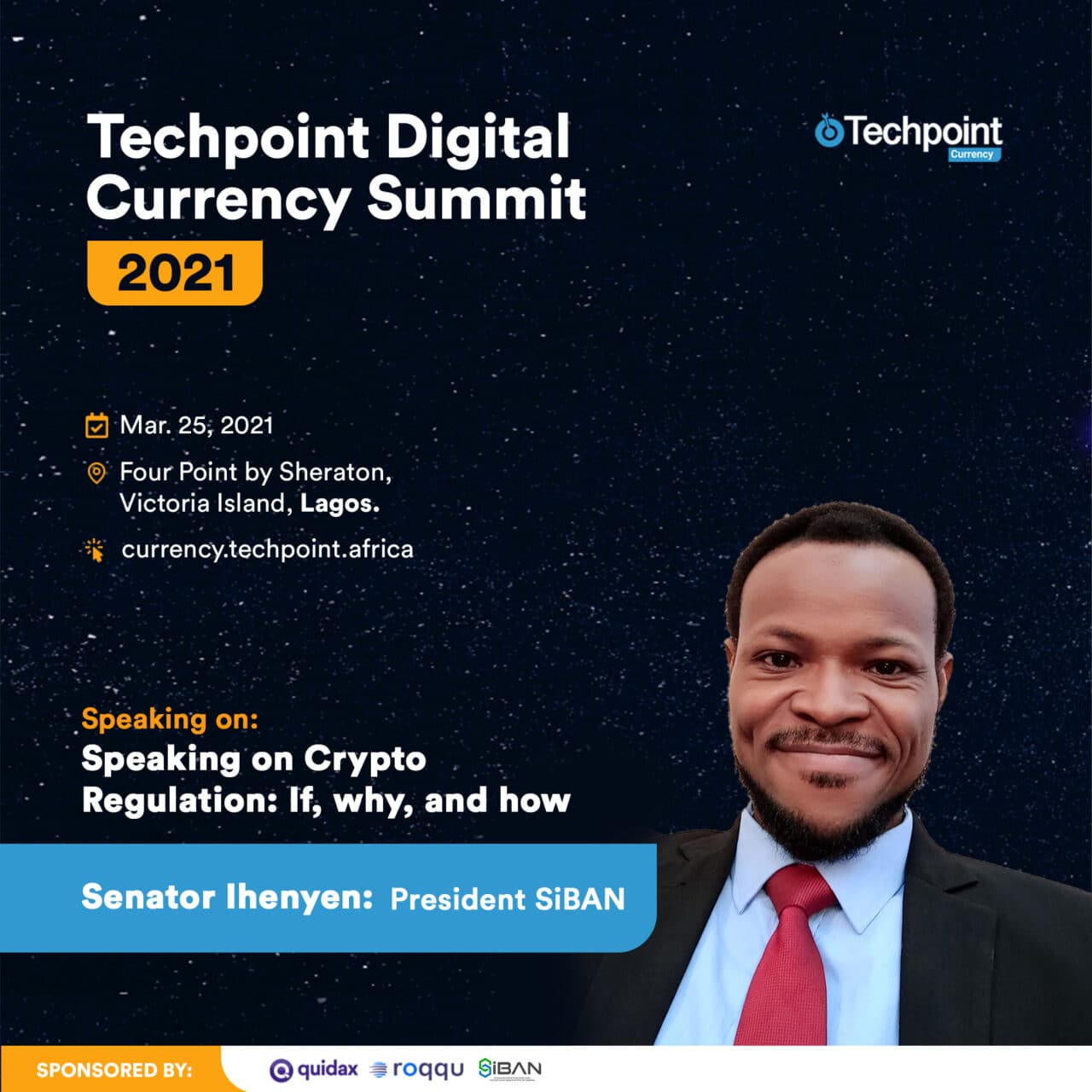 The list of confirmed speakers at Techpoint Digital Currency Summit 2021 3 TDCS Speaker Senator heanyi IG Feed