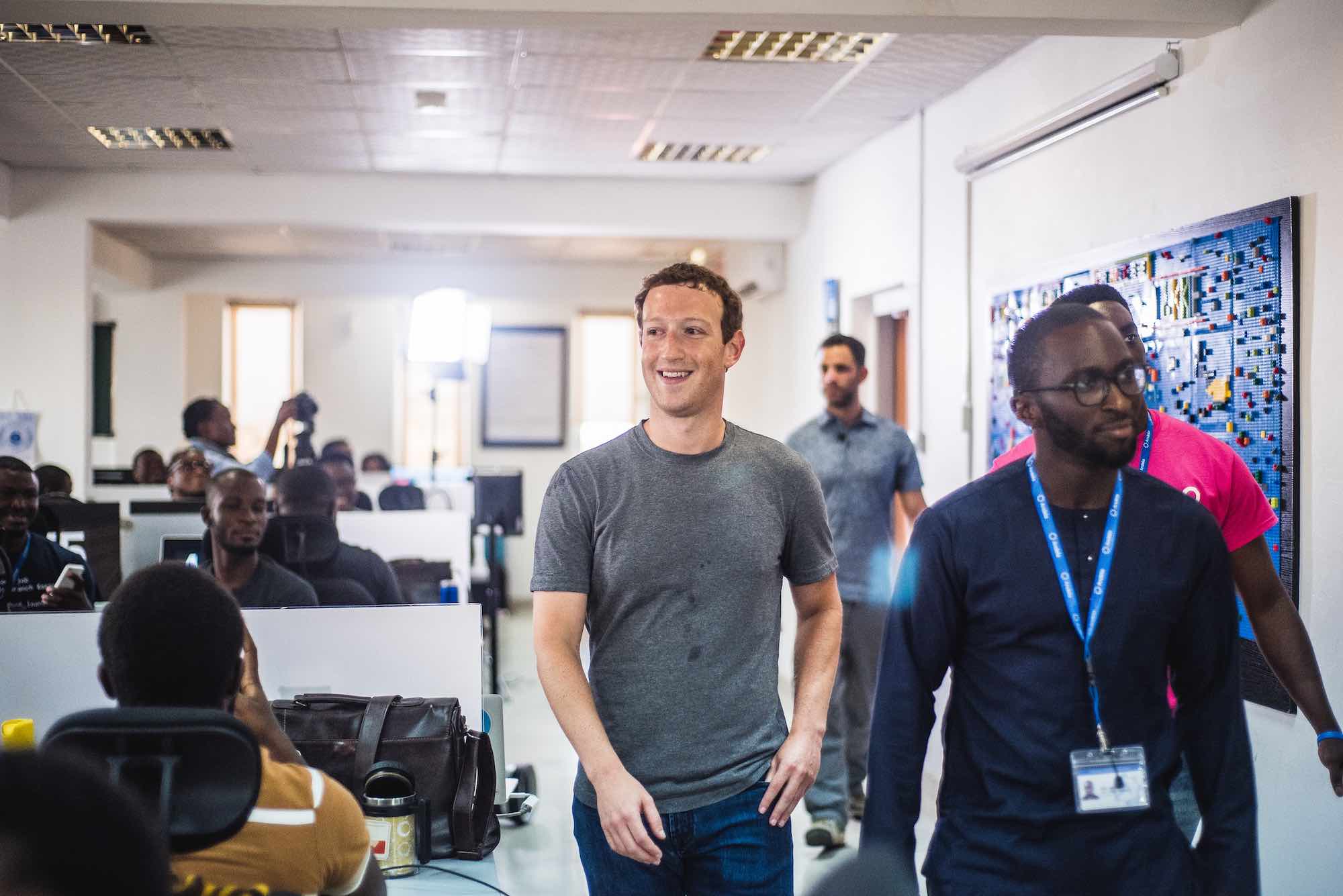 The human resource cost of an Andela sacrifice 2 Zuckerberg walking with Seni and Nad
