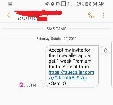 How Truecaller might have cost this Nigerian user over $13,000 3 chika obuah screenshot