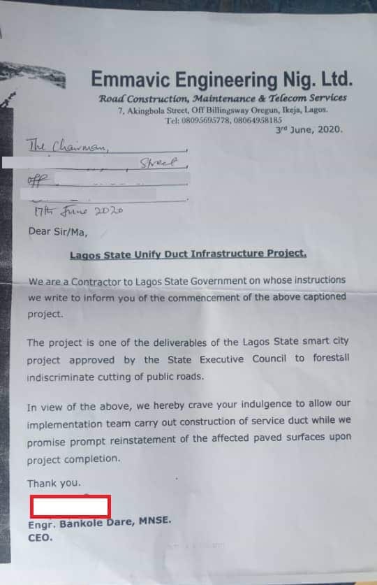 Lagos, Nigeria is building its own unified Internet fibre infrastructure 4 emmavic letter