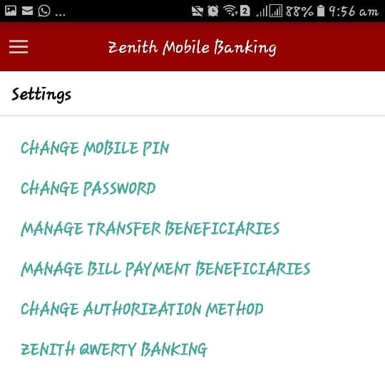 zenith bank app