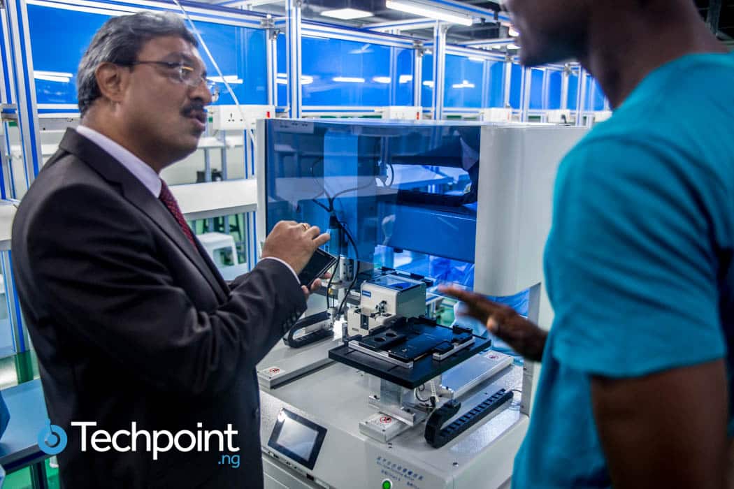 Inside Nigeria's first smartphone assembly plant 8 Afrione Smartphone Factory Launch 16