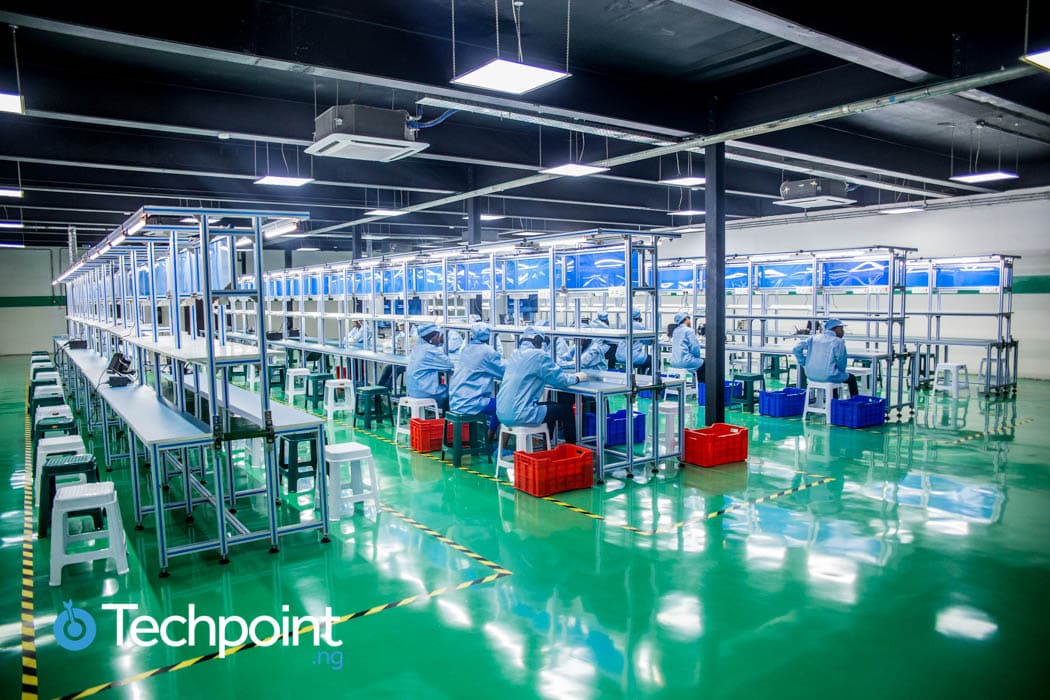 Inside Nigeria's first smartphone assembly plant 5 AfriOne smartphone assembly plant