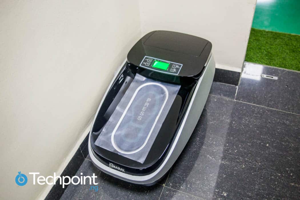 Inside Nigeria's first smartphone assembly plant 3 AfriOne Automatic Shoe Cover Dispenser machine