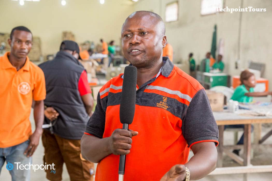 Inside Nigeria's first pencil and toothpick factory 2 Engr. Friday Bassey Moses AKEES
