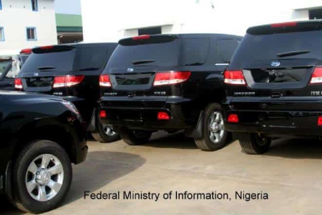 Nigerian forex crisis and the collateral damage to local businesses 4 Four black sports utility vehicles parked side by side in a parking lot