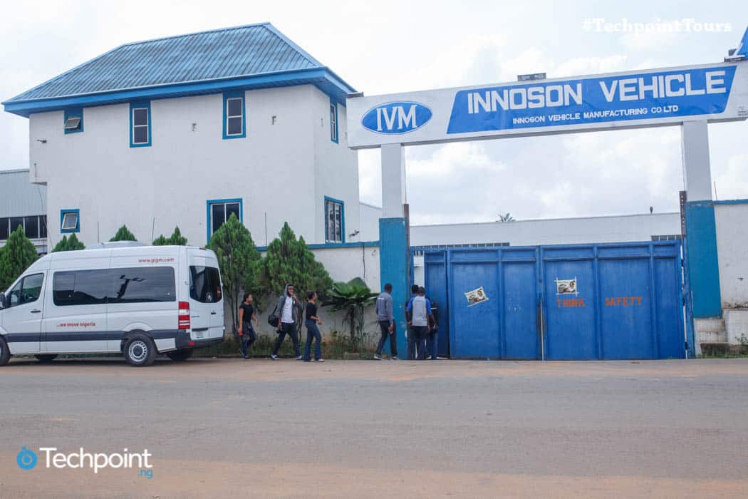 Inside the Innoson Vehicle Manufacturing plant as you have never seen it before 2 Entrance to the Innoson Vehicle Manufacturing car plant