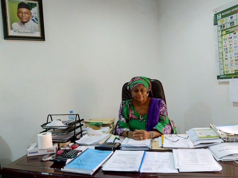 Inside Nigeria's first ever electronic voting exercise in Kaduna State 1 Mrs. Saratu Binta Dikko Audu