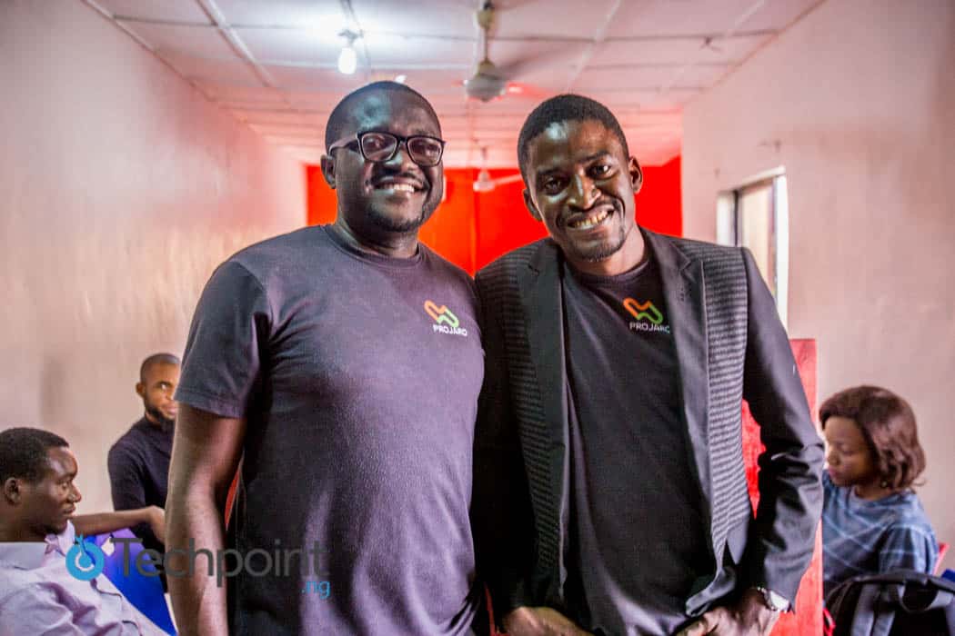 How Projaro is bridging the software engineer skills gap in Abuja 1 L-R: Emmanuel Enemakwu, Dimgba Kalu