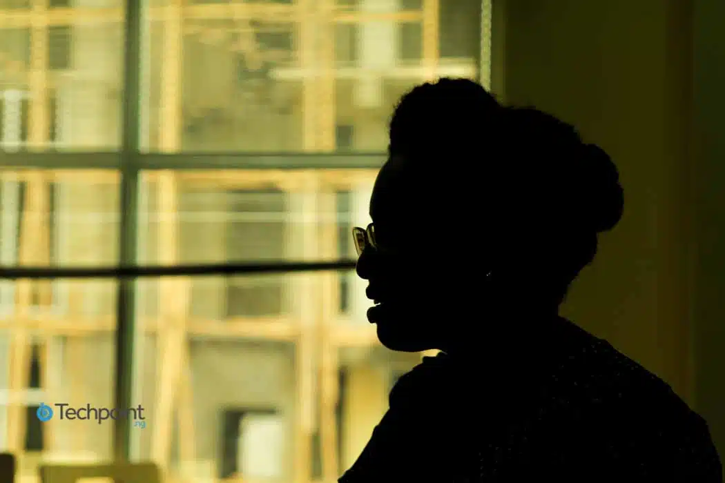 Silhouette of a woman