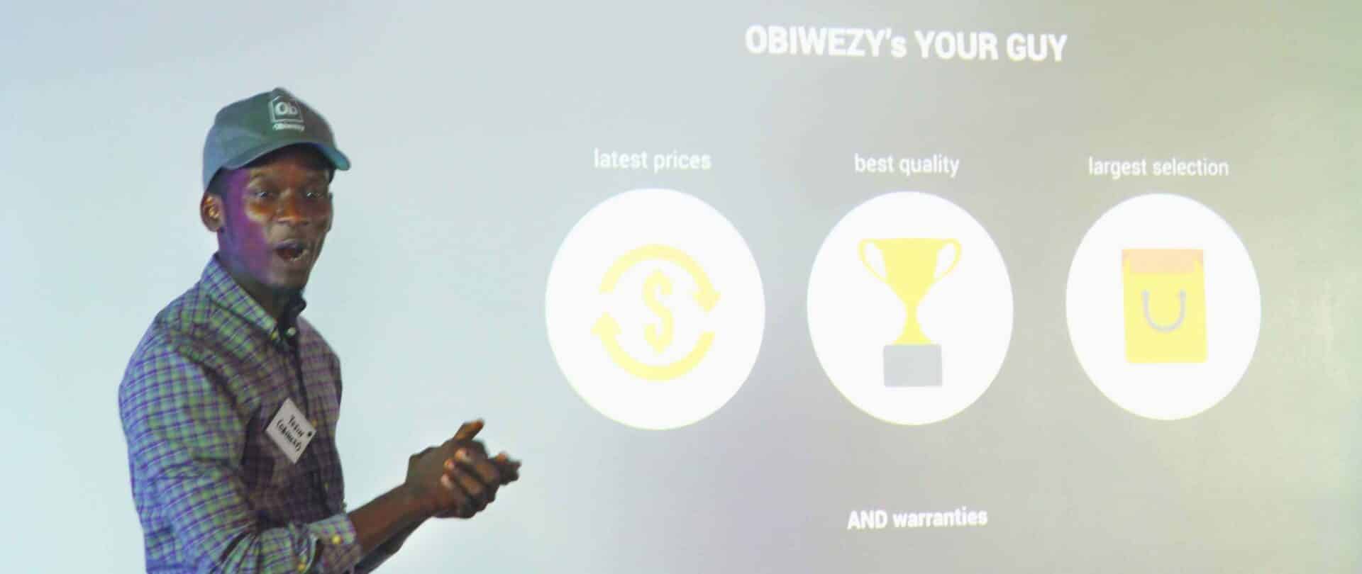 4 Nigerian musicians you didn't know have a strong tech background 2 Oluwatosin Oluwole Ajibade pitching Obiwezy in 2015