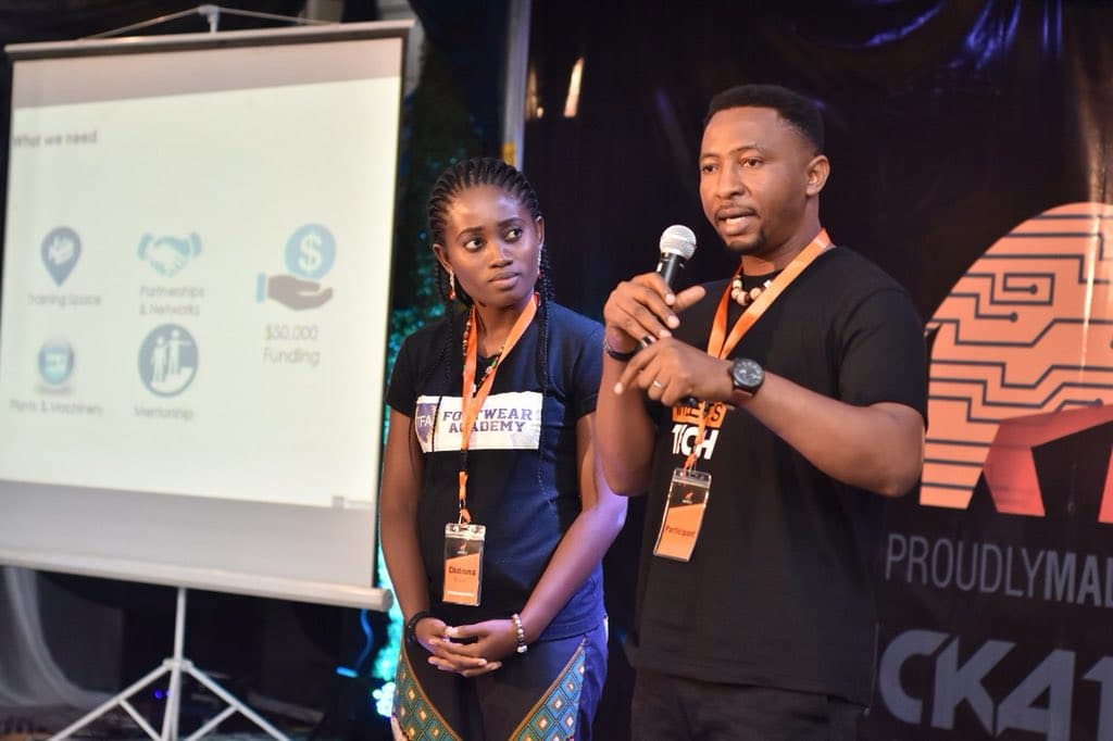 The Footwear Academy wins $50,000 grand prize at Proudly Made in Aba Hackathon 1 team tfa