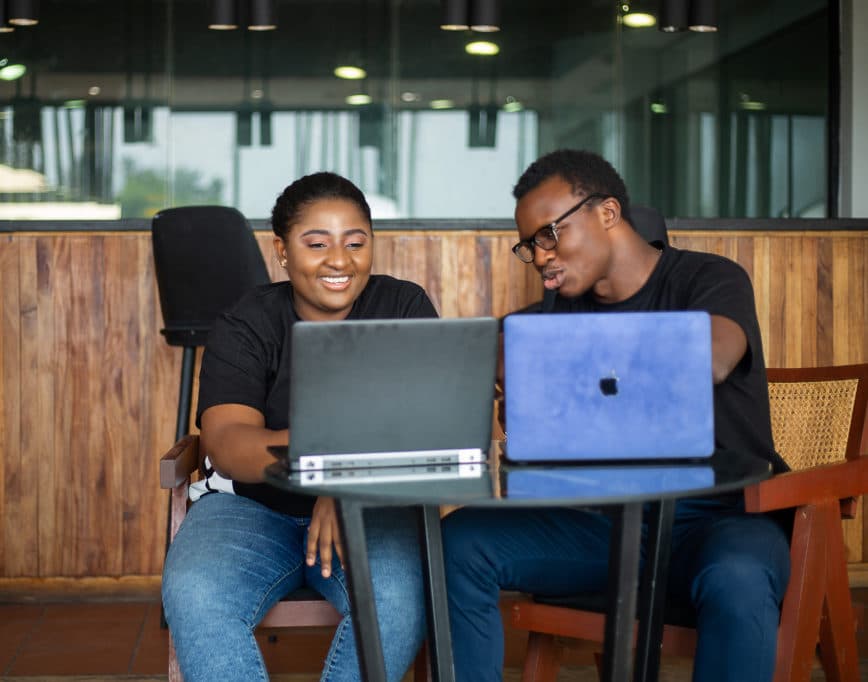 Meet Ruth Iselema, the Bitmama of the African blockchain space 6 L R Ruth Iselema CEO Bitmama Akin Asalu COO Bitmama