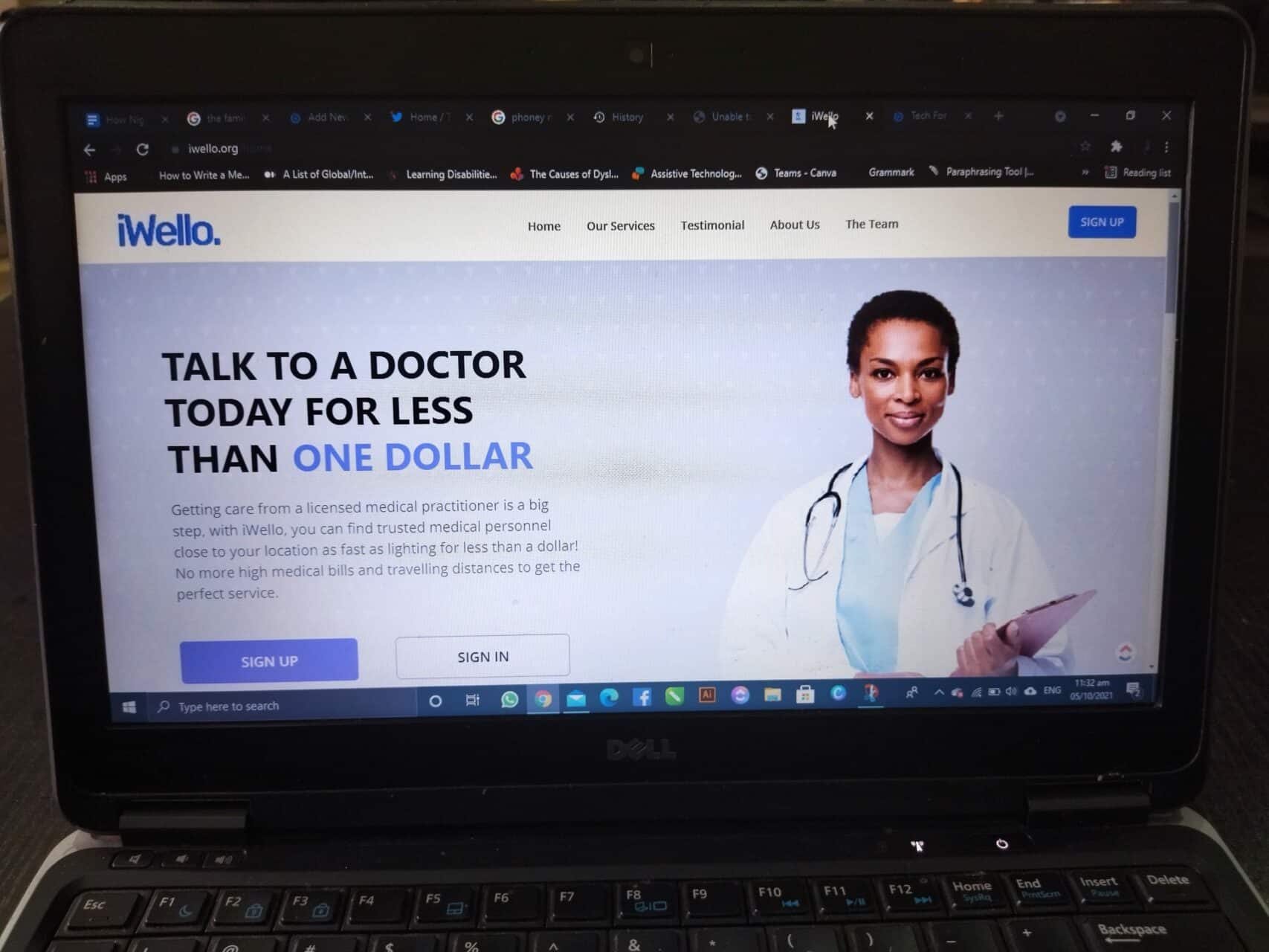 Nigerian telemedicine startup, iWello, is making healthcare available to people living on less than $1 per day