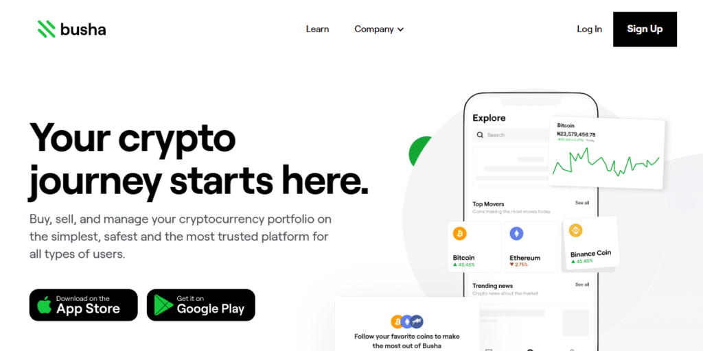 After bootstrapping for almost 3 years, Nigerian crypto exchange, Busha raises $4.2m seed for Africa-wide expansion 3 busha home