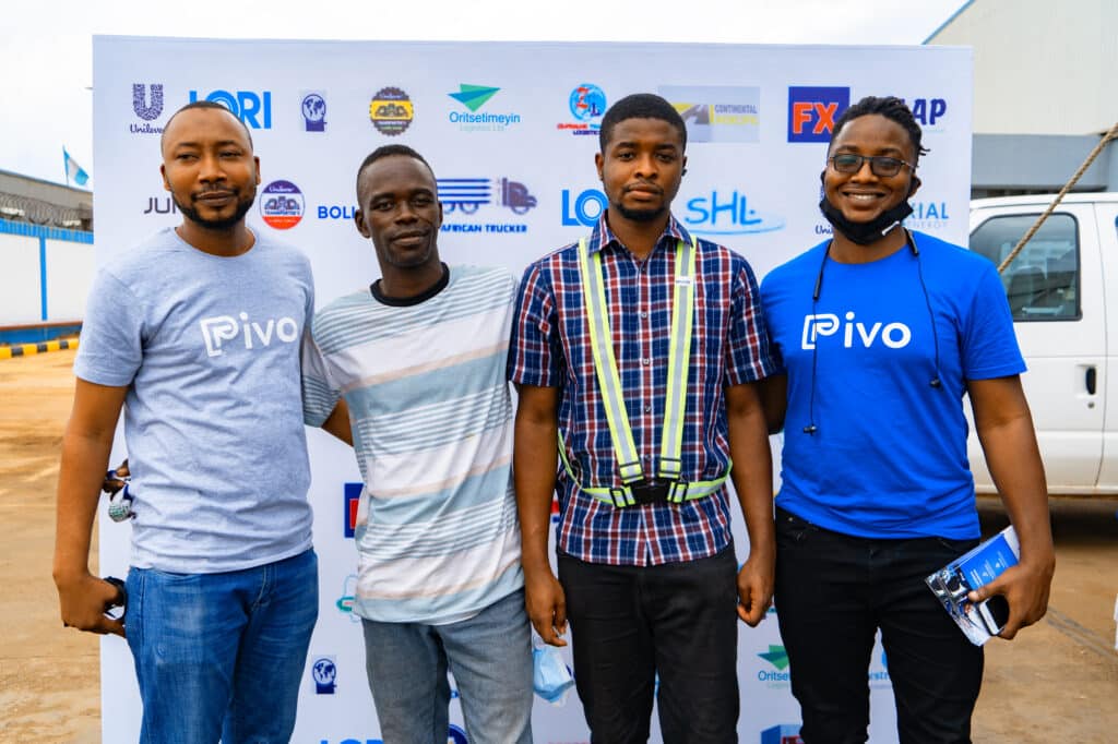 $105 million to Moove across emerging markets 1 Pivo staff and customers at 2021 Unilever Transport Week