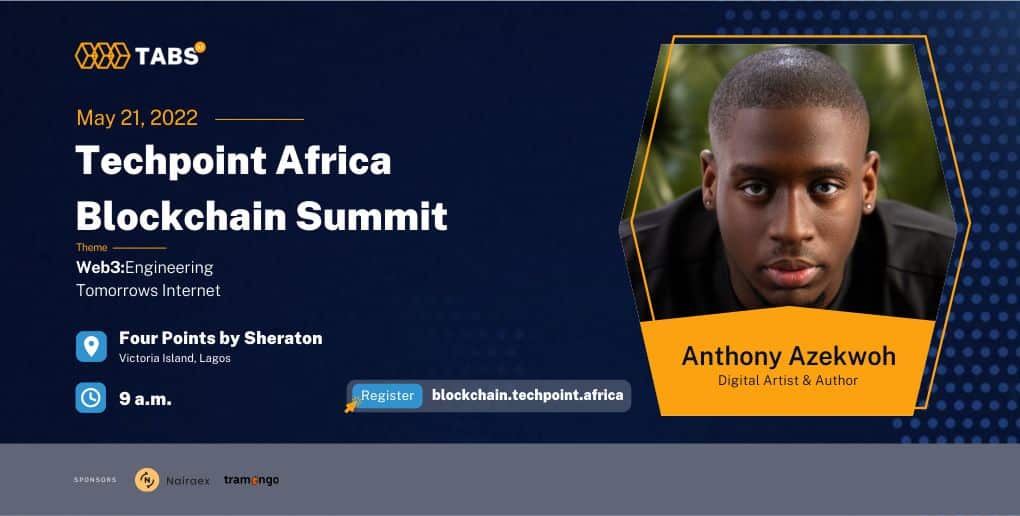 Here are the confirmed speakers for the Techpoint Africa Blockchain Summit 2 Anthony Azekwoh. Speaker at the Techpoint Africa Blockchain Summit