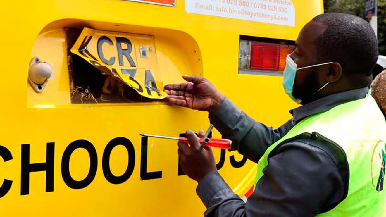 Kenyans now have 18 months to change their vehicles’ plates as the government launches digital number plates