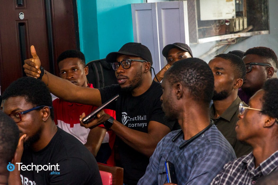 Audience at Pitch Friday