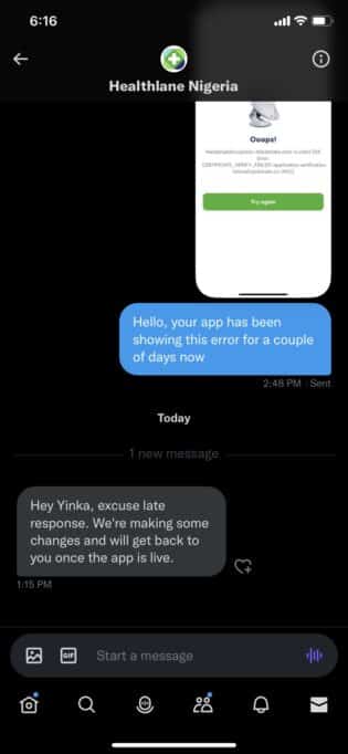 Healthlane raised $2.4m, then went from a great workplace to owed salaries, layoffs, and fund diversions. Now it’s reportedly raising a Series A 4
Screenshot of a user complaining that the Healthlane app is not working