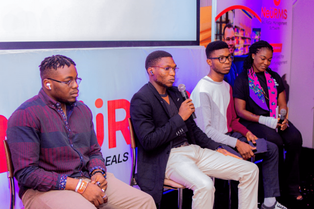 NeüRMS launches its retail management software to help Nigerian retail businesses scale up 2 NeuRMS team engaging guests at the Launch.