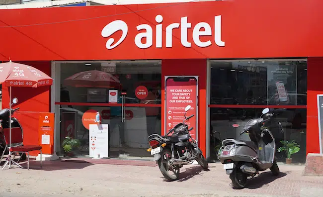 An Airtel store