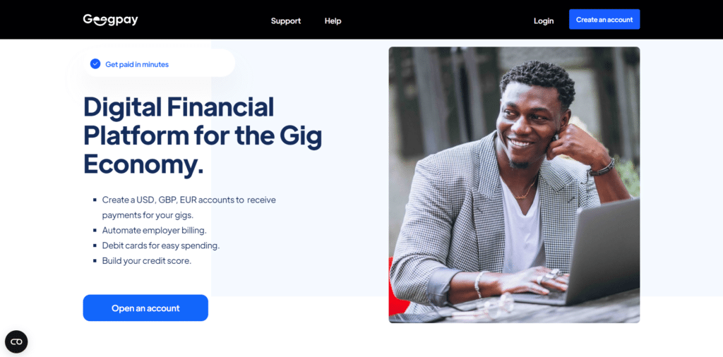 These virtual dollar cards can help you pay for international transactions from Nigeria 4 A screenshot of Geegpay's website
