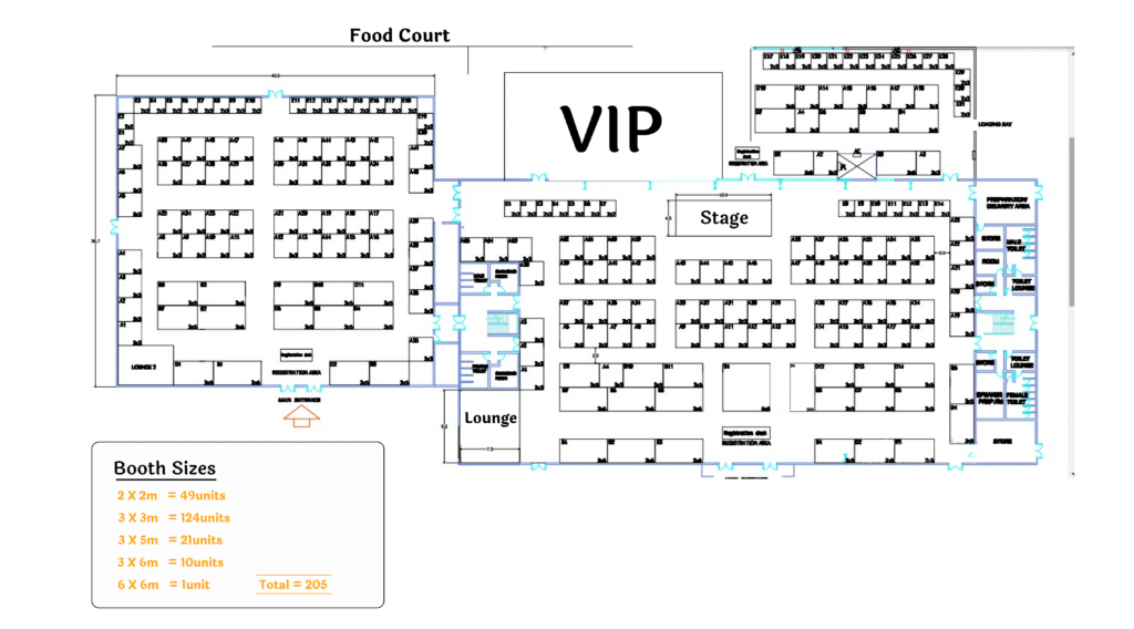 Discover the future of Nigerian tech at Lagos Startup Expo 2023 2 Lagos Startup Expo 2023 Exhibition Floor Plan