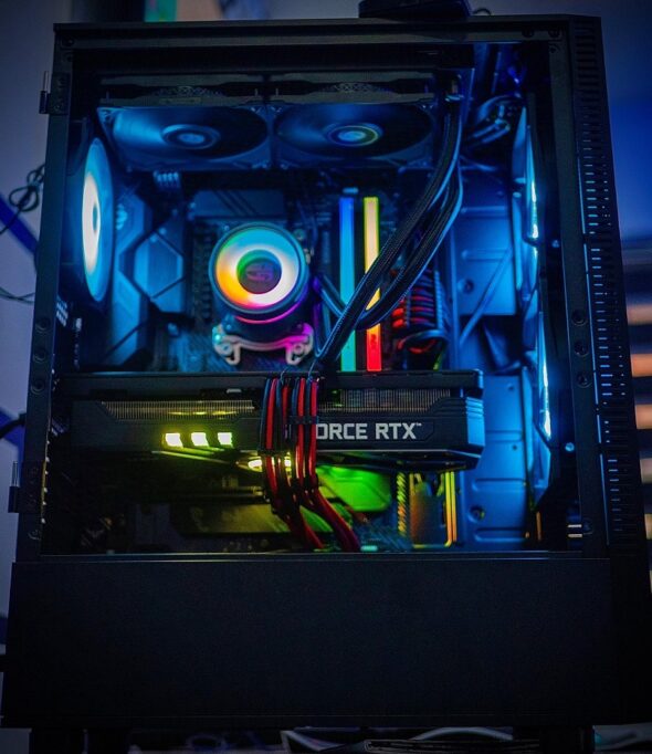 Building custom PCs might not be common in Nigeria, but here's how Fope Davies made ₦252m from it in 2022 5 The insides of a RGB lit PC