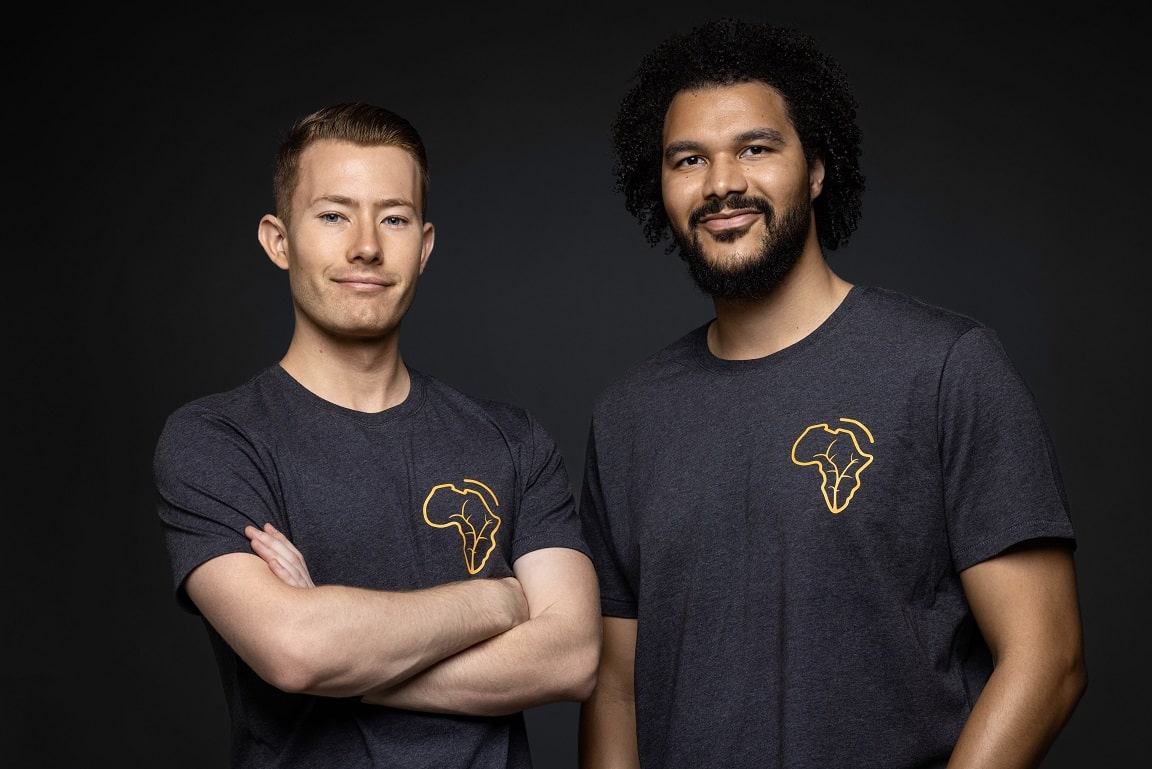 Luke Mostert (Left) and Karl Nchite (Right) founder of CatalyzU, formerly Young African Catalysts (YAC)
