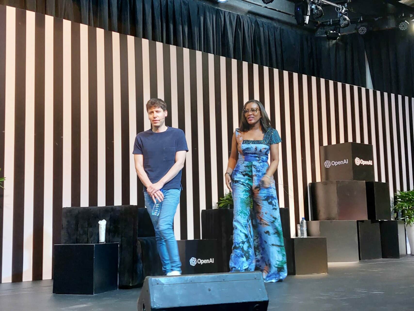 OpenAI founder, Sam Altman at an OpenAI event in Muson Centre Lagos