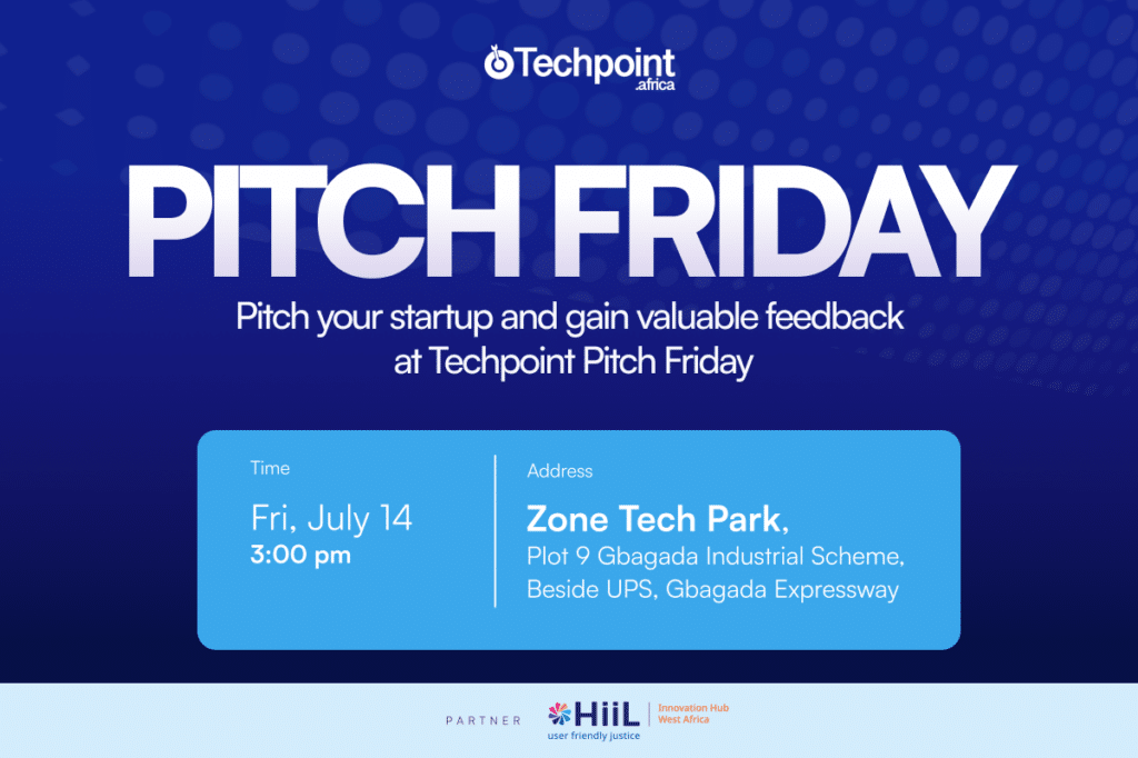 Learn, network, and have fun at the Techpoint Africa Pitch Friday 1 Pitch Friday July