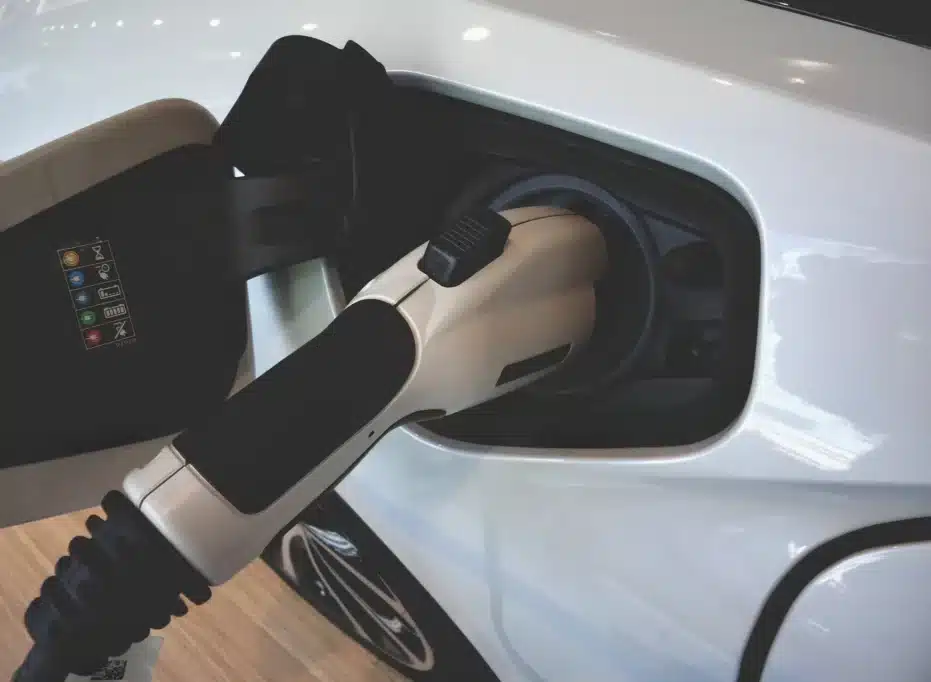 an electric vehicle charging