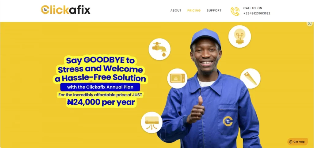 Clickafix, backed by Fast Forward Ventures, aims to fix Nigeria's home service gap with ₦24,000 yearly subscriptions 2 image 40 1