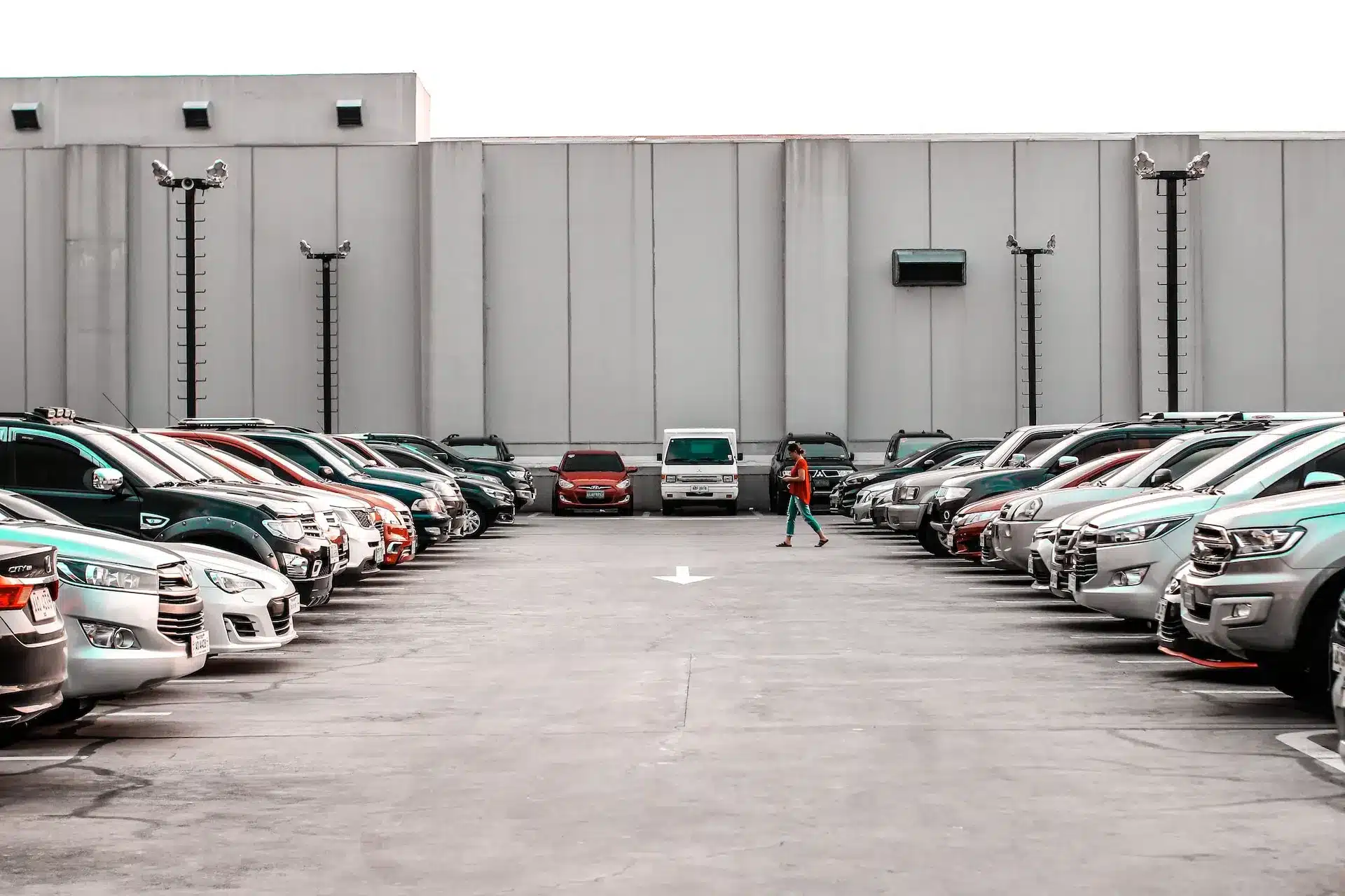 A parking lot