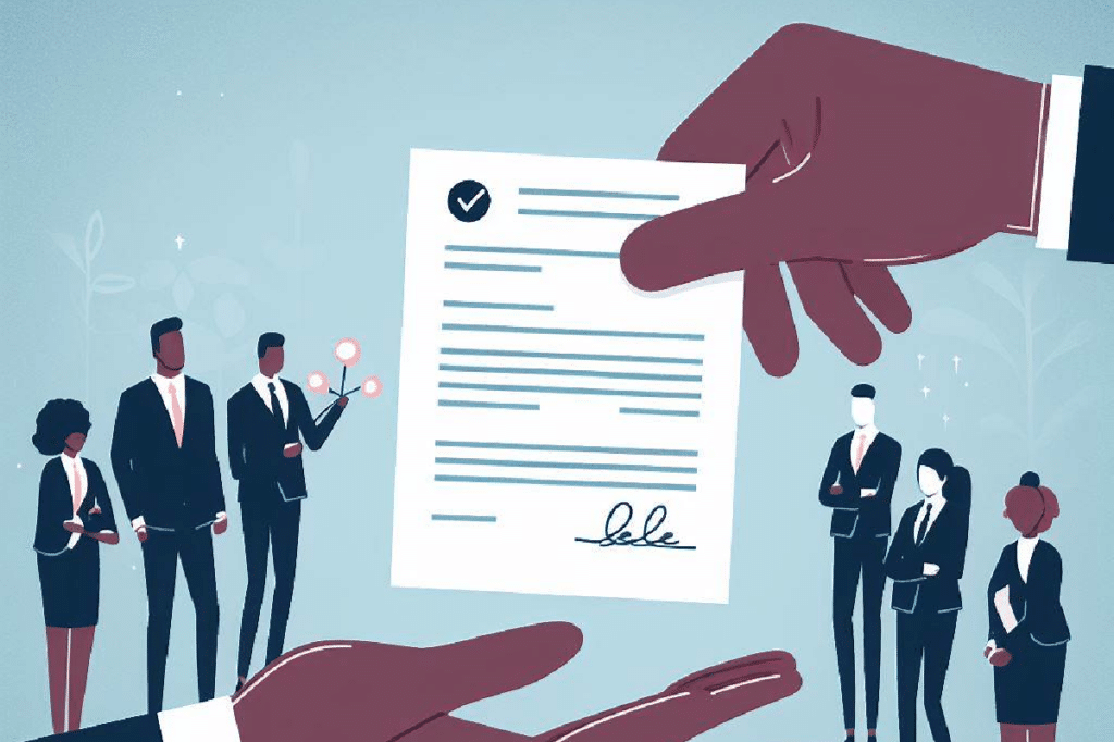 Meta to launch two submarine cables by the end of November 2023 2 A hand issuing a document to another. Three people dressed in suits are on the right and another three are on the left